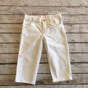 Gymboree White Denim Capri